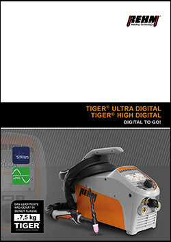Tragbares WIG-Schweißgerät TIGER® mit digitalem Vollfarbdisplay