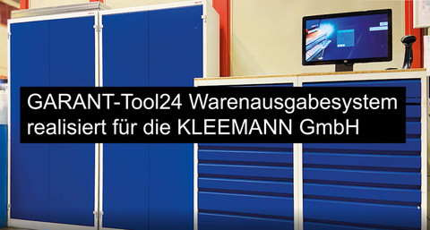 REHM präsentiert das GARANT-Tool24 Warenausgabesystem realisiert für die KLEEMANN GmbH