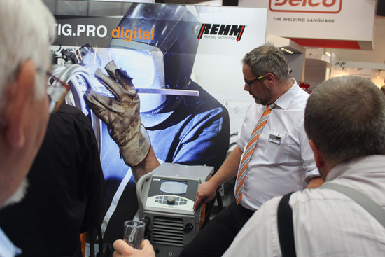 Beratung durch REHM Schweißtechnik auf der Messe Schweissen & Schneiden