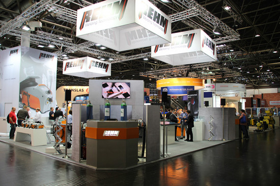 Der Messestand von REHM Schweißtechnik auf der Schweissen & Schneiden 2017