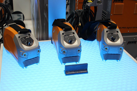 New electrode welding machine by REHM Welding Technology BOOSTER² on the fair Schweisstec 2017